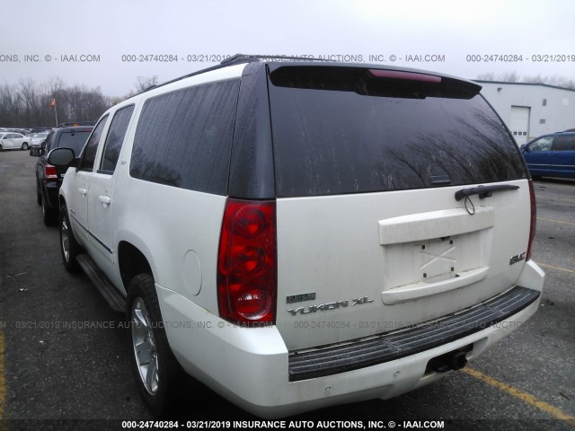 1GKS2KE75CR224664 - 2012 GMC YUKON XL K1500 SLT WHITE photo 3