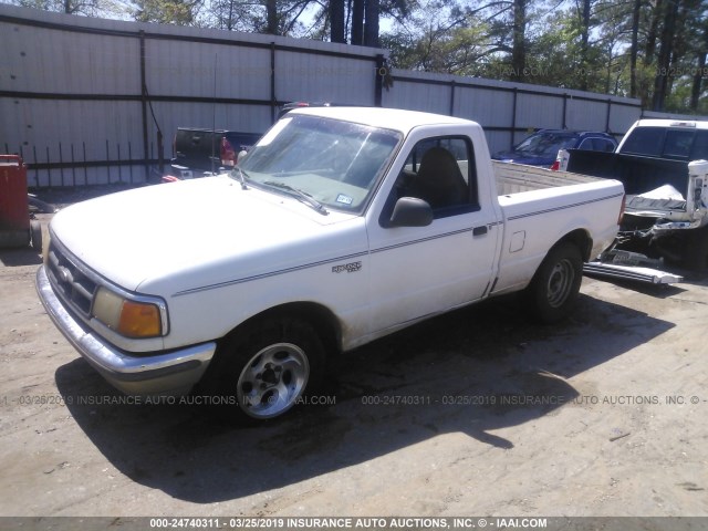 1FTCR10X7PTA97213 - 1993 FORD RANGER WHITE photo 2