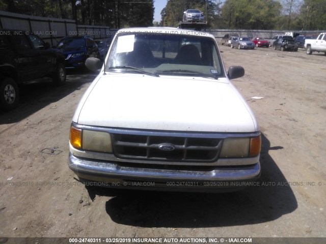 1FTCR10X7PTA97213 - 1993 FORD RANGER WHITE photo 6