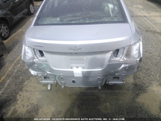 1G1PA5SG4D7271734 - 2013 CHEVROLET CRUZE LS GRAY photo 6