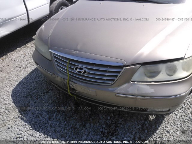 KMHFC46F18A272644 - 2008 HYUNDAI AZERA SE/LIMITED GOLD photo 6