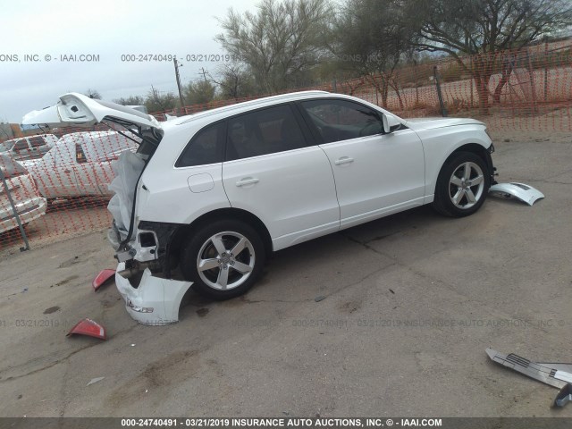 WA1LKAFP8AA103917 - 2010 AUDI Q5 PREMIUM PLUS WHITE photo 4