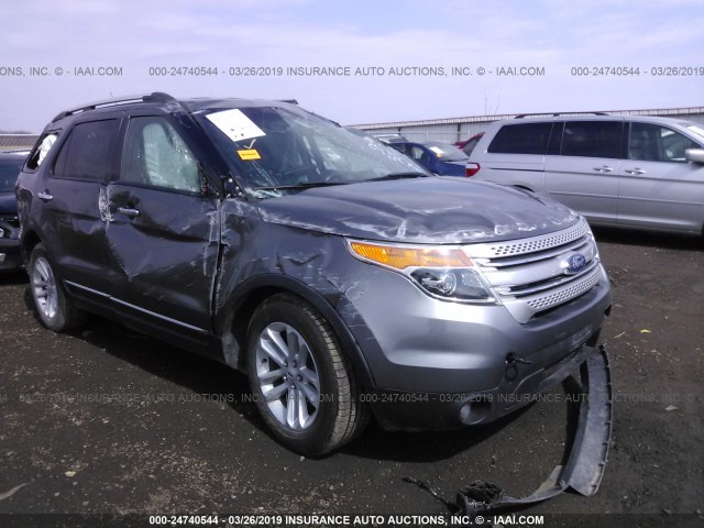 1FMHK7D81CGA44943 - 2012 FORD EXPLORER XLT BROWN photo 1