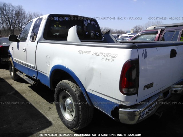 1FTRX18LX1NA30344 - 2001 FORD F150 WHITE photo 3