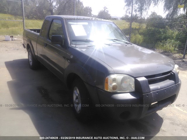 1N6DD26S31C397243 - 2001 NISSAN FRONTIER KING CAB XE GRAY photo 1