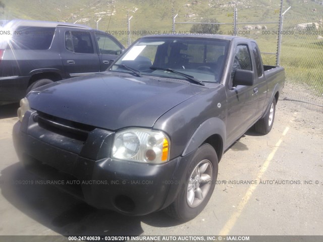 1N6DD26S31C397243 - 2001 NISSAN FRONTIER KING CAB XE GRAY photo 2