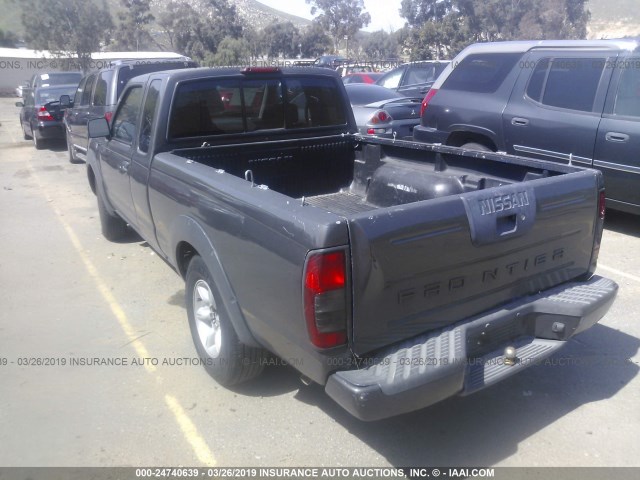 1N6DD26S31C397243 - 2001 NISSAN FRONTIER KING CAB XE GRAY photo 3