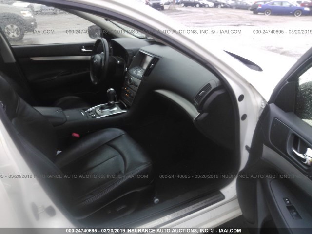 JN1DV6AR7CM862487 - 2012 INFINITI G25 WHITE photo 5