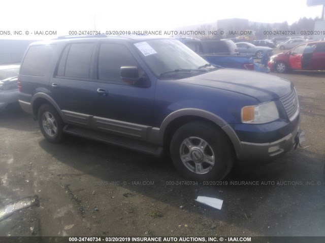 1FMFU17L43LA87503 - 2003 FORD EXPEDITION EDDIE BAUER BLUE photo 1