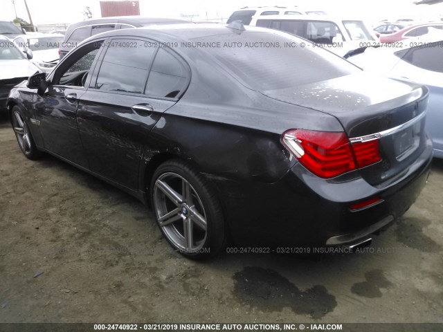 WBAKA8C5XACY35869 - 2010 BMW 750 I GRAY photo 3