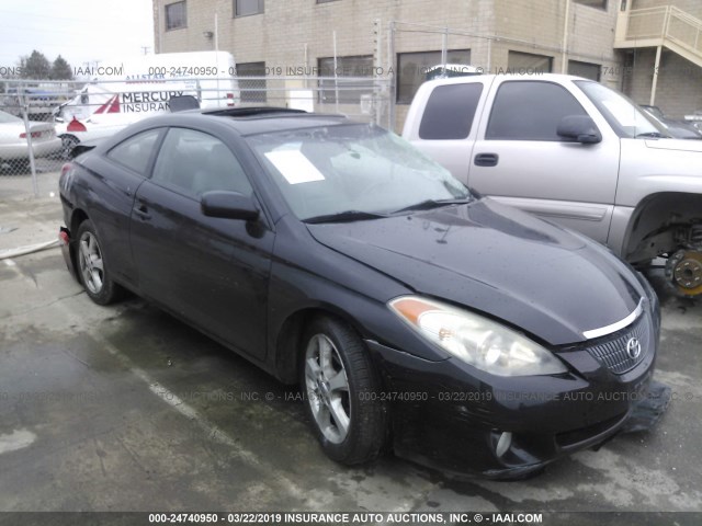 4T1CA30P36U076012 - 2006 TOYOTA CAMRY SOLARA SE/SLE BLACK photo 1