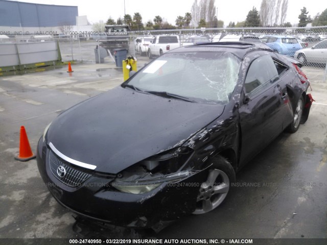 4T1CA30P36U076012 - 2006 TOYOTA CAMRY SOLARA SE/SLE BLACK photo 2