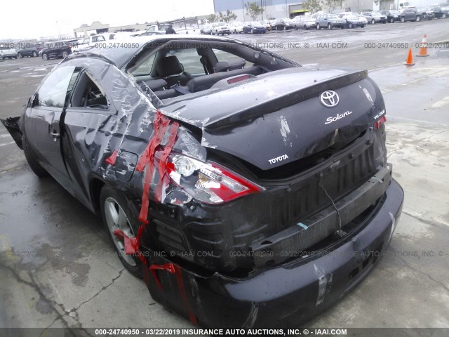 4T1CA30P36U076012 - 2006 TOYOTA CAMRY SOLARA SE/SLE BLACK photo 3