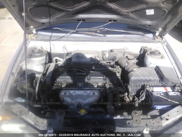 KMHDN46D35U145789 - 2005 HYUNDAI ELANTRA GLS/GT SILVER photo 10