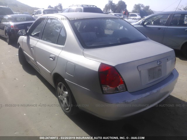 KMHDN46D35U145789 - 2005 HYUNDAI ELANTRA GLS/GT SILVER photo 3