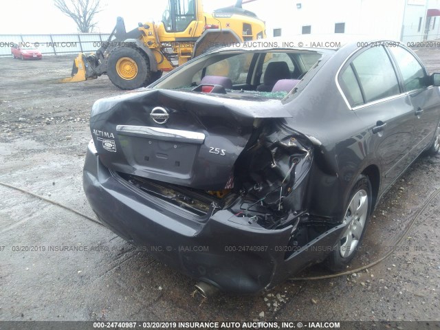 1N4AL21E88N465180 - 2008 NISSAN ALTIMA 2.5/2.5S GRAY photo 6