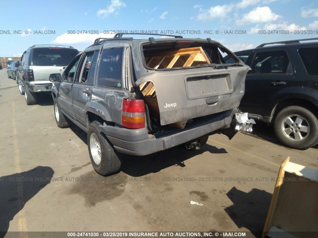 1J4GZ58Y9VC769348 - 1997 JEEP GRAND CHEROKEE LAREDO/TSI GOLD photo 3