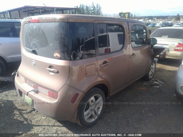 JN8AZ2KR1BT214034 - 2011 NISSAN CUBE S/SL/KROM GOLD photo 4