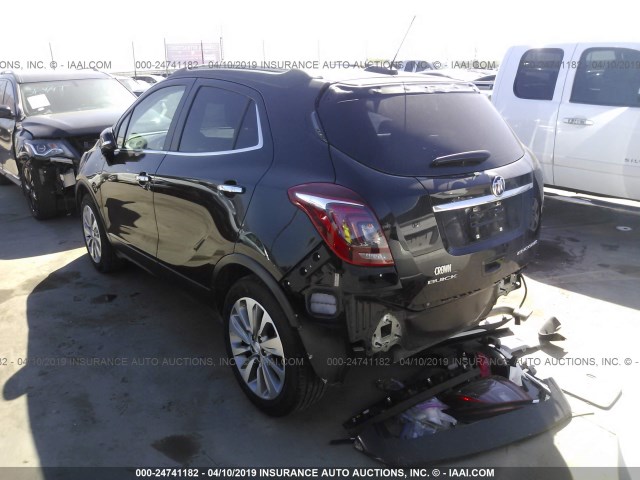 KL4CJASB9HB008963 - 2017 BUICK ENCORE PREFERRED BLACK photo 3