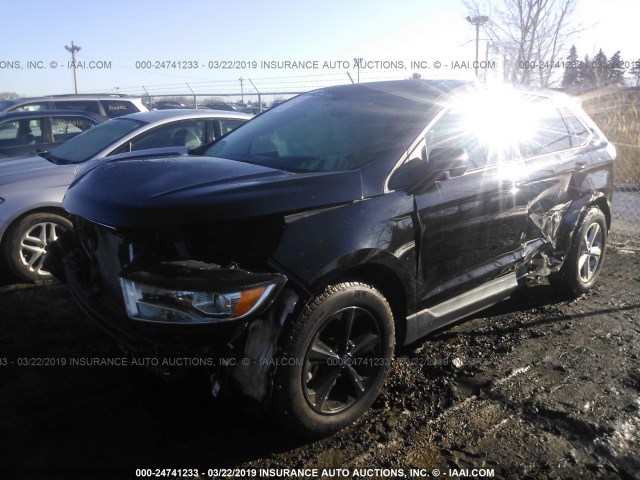 2FMPK4G97JBB93781 - 2018 FORD EDGE SE BLACK photo 2