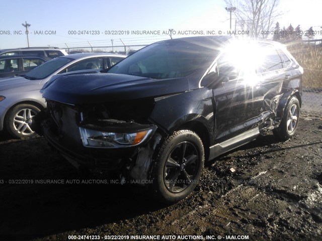 2FMPK4G97JBB93781 - 2018 FORD EDGE SE BLACK photo 6