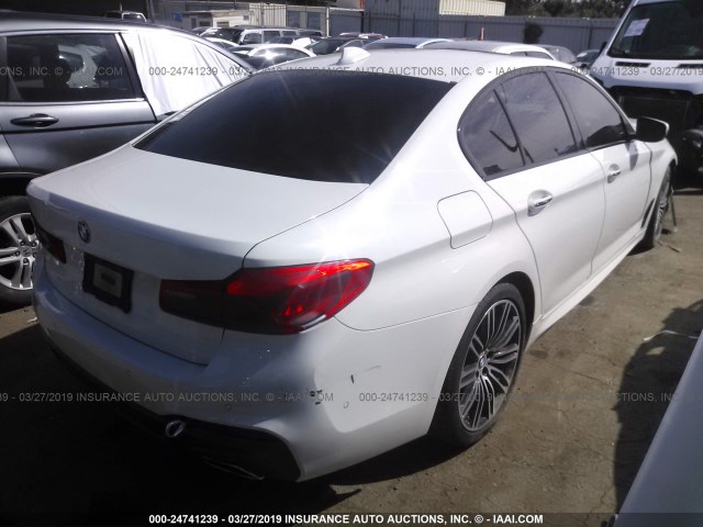 WBAJE5C32HG913965 - 2017 BMW 540 I WHITE photo 4