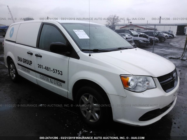 2C4JDGAG7CR265098 - 2012 DODGE RAM VAN WHITE photo 1