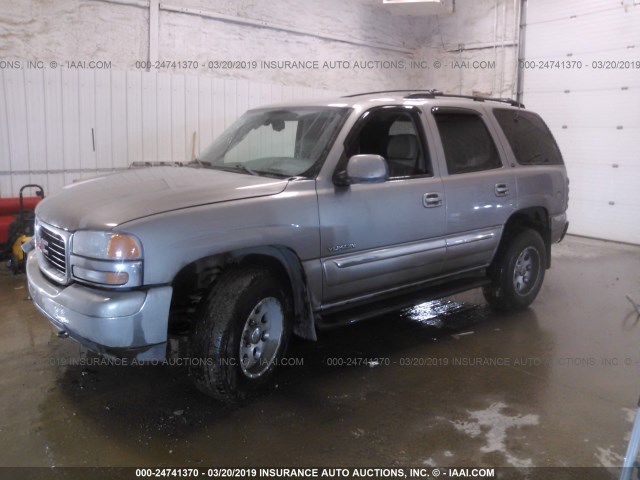 1GKEK13TX1J115085 - 2001 GMC YUKON TAN photo 2