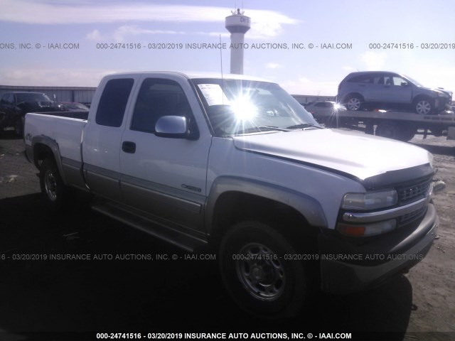 1GCGK29U42Z283740 - 2002 CHEVROLET SILVERADO K2500 WHITE photo 1