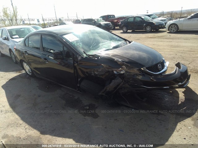 2HGFB2F69DH557861 - 2013 HONDA CIVIC HF BROWN photo 1