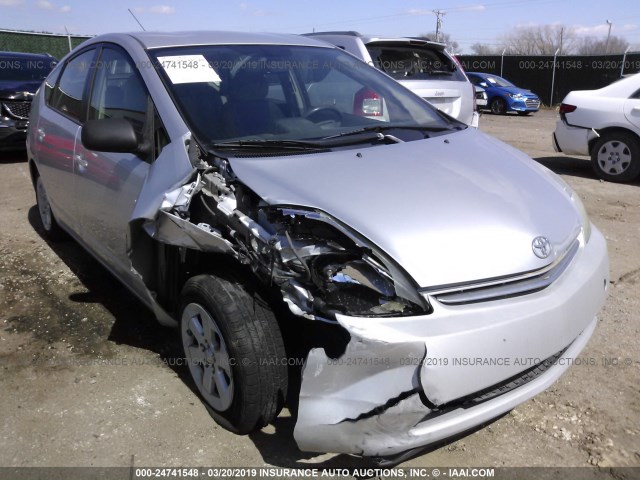 JTDKB20U887710039 - 2008 TOYOTA PRIUS SILVER photo 1