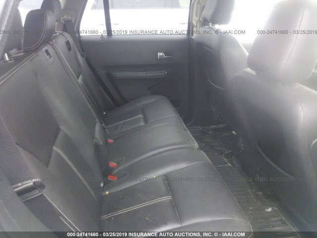 2FMDK49C27BB53161 - 2007 FORD EDGE SEL PLUS WHITE photo 8