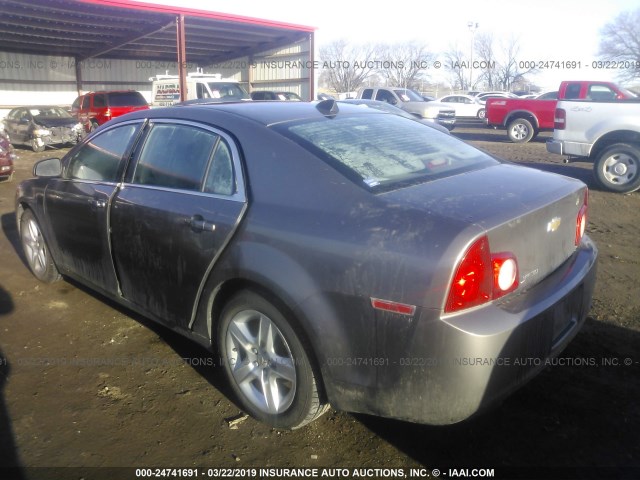 1G1ZA5EU7CF293418 - 2012 CHEVROLET MALIBU LS TAN photo 3