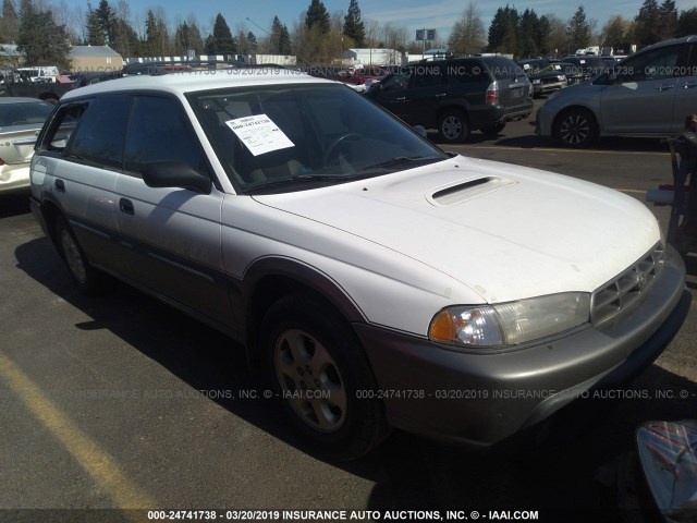 4S3BG6857X7641669 - 1999 SUBARU LEGACY OUTBACK/SSV/LIMITED/30TH WHITE photo 1