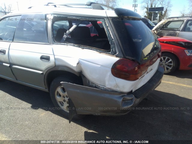 4S3BG6857X7641669 - 1999 SUBARU LEGACY OUTBACK/SSV/LIMITED/30TH WHITE photo 6