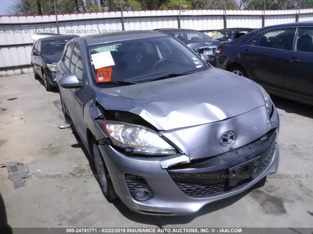 JM1BL1L55C1508573 - 2012 MAZDA 3 S SILVER photo 1