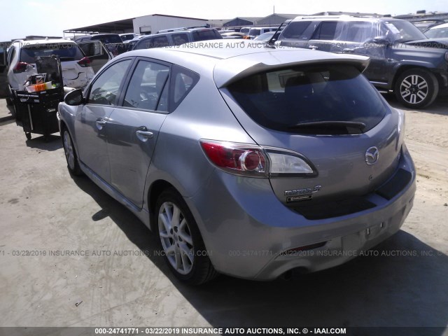 JM1BL1L55C1508573 - 2012 MAZDA 3 S SILVER photo 3