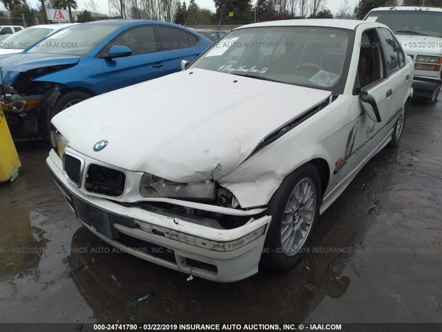 WBACD4329WAV58886 - 1998 BMW 328 I AUTOMATIC WHITE photo 2