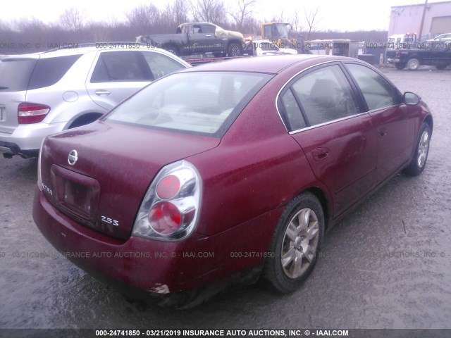 1N4AL11DX6N328434 - 2006 NISSAN ALTIMA S/SL RED photo 4