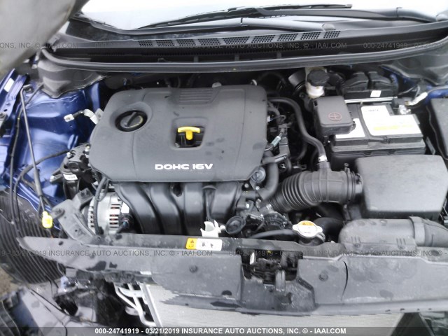 3KPFK4A77JE275168 - 2018 KIA FORTE LX Mavi foto 10