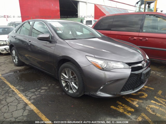 4T1BF1FK1FU093419 - 2015 TOYOTA CAMRY LE/XLE/SE/XSE GRAY photo 1