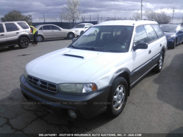 4S3BG6855W6643358 - 1998 SUBARU LEGACY 30TH ANN OUTBACK/LTD/SPT WHITE photo 2