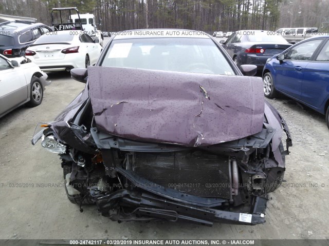 1HGCP26848A040638 - 2008 HONDA ACCORD EXL Bordo foto 6