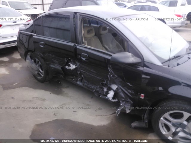 1G8AL52F73Z139143 - 2003 SATURN ION LEVEL 3 BLACK photo 6