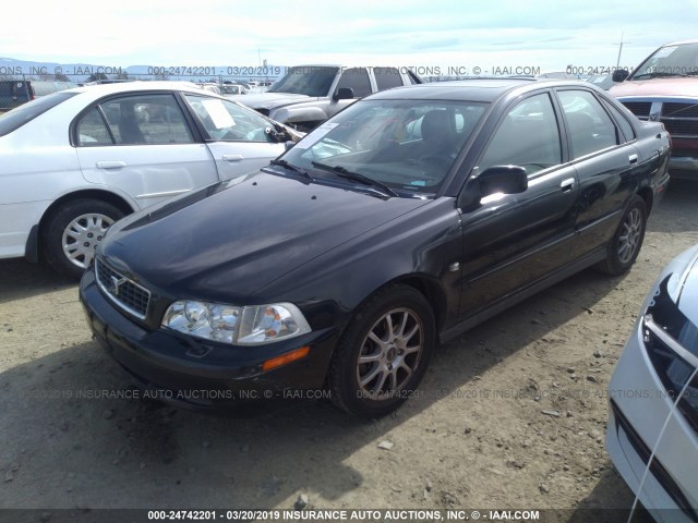 YV1VS27583F957081 - 2003 VOLVO S40 1.9T BLACK photo 2