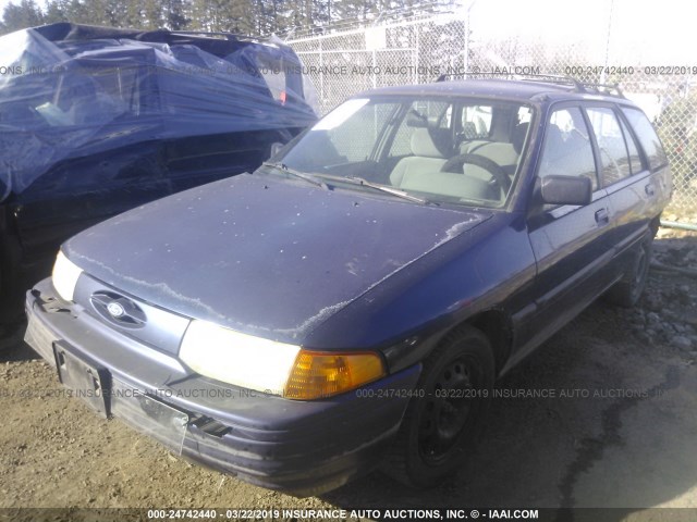 3FARP15JXRR161906 - 1994 FORD ESCORT LX/SPORT BLUE photo 2