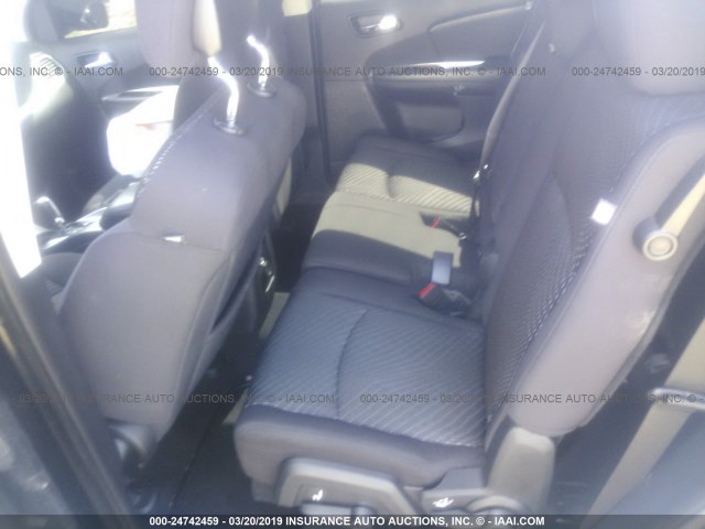 3C4PDCAB6DT695419 - 2013 DODGE JOURNEY SE BLACK photo 8