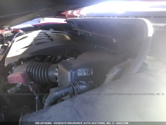 2T1KU4EE4AC371548 - 2010 TOYOTA COROLLA MATRIX  RED photo 10