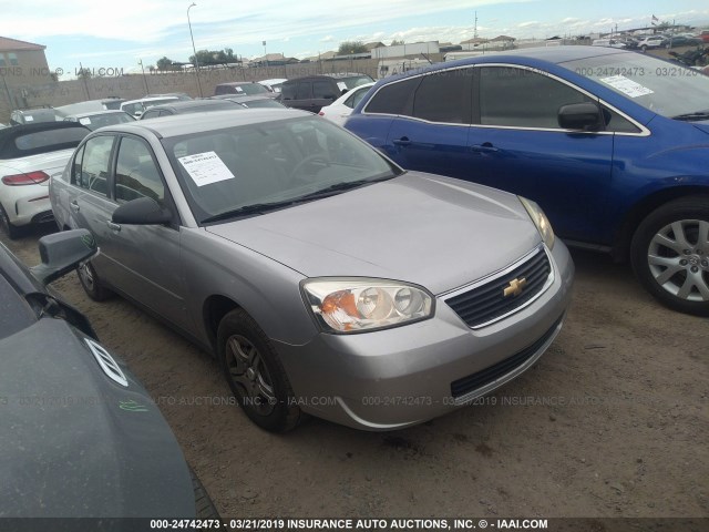 1G1ZS51F96F280453 - 2006 CHEVROLET MALIBU LS SILVER photo 1