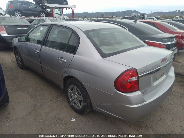1G1ZS51F96F280453 - 2006 CHEVROLET MALIBU LS SILVER photo 3